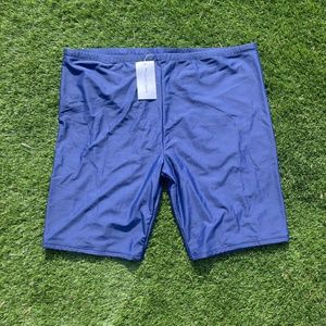 Meet.Curve  Blue Swim Shorts Ladies Size 4XL